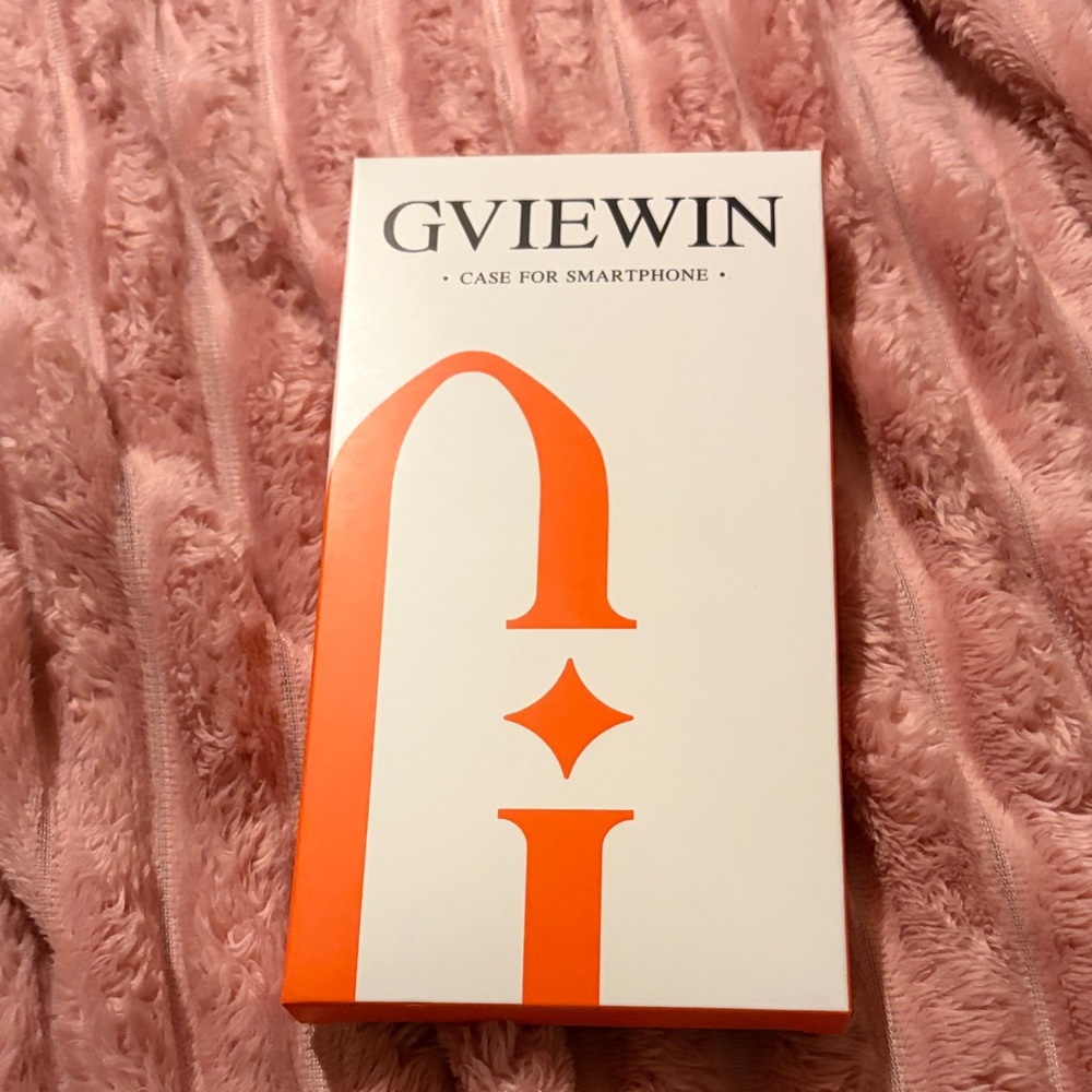 GVIEWIN Orange and White and lavender flowers Smartphone Case